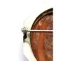 ANTIQUE 10K WHITE GOLD LADY & ROSES CARVED CORAL CAMEO BROOCH ~ GORGEOUS DETAIL