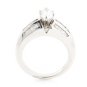 UNIQUE 14K WHITE GOLD 1.51 TCW GENUINE OVAL SHAPED DIAMOND ENGAGEMENT RING F/VS1