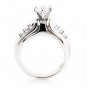STUNNING 14K WHITE GOLD 1.56 TCW GENUINE ROUND DIAMOND ENGAGEMENT RING E/SI1