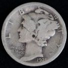 1921 Mercury - Winged liberty head Dime Key date 10¢ Ten Cent Silver Coin L@@K
