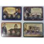2009 P & D ULTIMATE LINCOLN ANNIVERSARY CENTS 4 SETS INC COLORIZED & GOLD PLATED