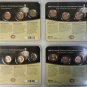 2009 P & D ULTIMATE LINCOLN ANNIVERSARY CENTS 4 SETS INC COLORIZED & GOLD PLATED