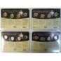 2009 P & D ULTIMATE LINCOLN ANNIVERSARY CENTS 4 SETS INC COLORIZED & GOLD PLATED