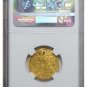 TURKEY AH1187//1 GOLD ZERI MAHBUB NGC UNC DETAILS VERY RARE OTTOMAN EMPIRE COIN