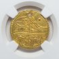 TURKEY AH1187//1 GOLD ZERI MAHBUB NGC UNC DETAILS VERY RARE OTTOMAN EMPIRE COIN