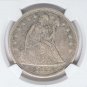 UNITED STATES 1843 SEATED LIBERTY 1 SILVER DOLLAR NGC VF 30 ~ EARLY LOW MINT!