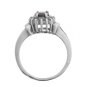 14K WHITE GOLD 1.36 TCW OVAL SAPPHIRE & DIAMOND HALO RING ~GORGEOUS~ FREE SIZING