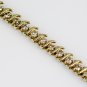 ELEGANT 14K YELLOW GOLD & 2.2CT ROUND DIAMOND SWIRL TENNIS BRACELET 7.25" 11.2GR