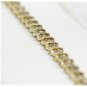 ELEGANT 14K YELLOW GOLD & 2.2CT ROUND DIAMOND SWIRL TENNIS BRACELET 7.25" 11.2GR