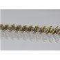 ELEGANT 14K YELLOW GOLD & 2.2CT ROUND DIAMOND SWIRL TENNIS BRACELET 7.25" 11.2GR