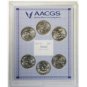 2009 D DC & US TERRITORIES WASHINGTON QUARTERS SET OF 6 DENVER COINS AACGS MS 63