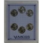 2009 D DC & US TERRITORIES WASHINGTON QUARTERS SET OF 6 DENVER COINS AACGS MS 63