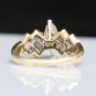 14K YELLOW GOLD 1.23 CARAT AMORILLION SHAPE DIAMOND ENGAGEMENT RING ~ REAL DEAL!