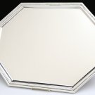 STUNNING SOLID 925 STERLING SILVER MODERN ELONGATED OCTAGON TRAY PLATTER ~LARGE!