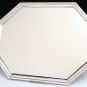 STUNNING SOLID 925 STERLING SILVER MODERN ELONGATED OCTAGON TRAY PLATTER ~LARGE!