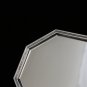 STUNNING SOLID 925 STERLING SILVER MODERN ELONGATED OCTAGON TRAY PLATTER ~LARGE!