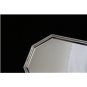 STUNNING SOLID 925 STERLING SILVER MODERN ELONGATED OCTAGON TRAY PLATTER ~LARGE!