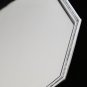 STUNNING SOLID 925 STERLING SILVER MODERN ELONGATED OCTAGON TRAY PLATTER ~LARGE!