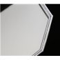 STUNNING SOLID 925 STERLING SILVER MODERN ELONGATED OCTAGON TRAY PLATTER ~LARGE!