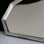 STUNNING SOLID 925 STERLING SILVER MODERN ELONGATED OCTAGON TRAY PLATTER ~LARGE!