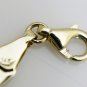 BEAUTIFUL 14K SOLID YELLOW GOLD X LINK TENNIS BRACELET - 8" LENGTH 6.6GRAMS