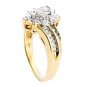 MAGNIFICENT 14K YELLOW GOLD .40 TCW ROUND DIAMOND ENGAGEMENT RING ~ FREE S&H