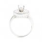 MAGNIFICENT 14K WHITE GOLD MARQUISE CUT DIAMOND HALO ENGAGEMENT RING ~ 2.01 TCW