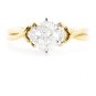 STUNNING 14K YELLOW GOLD 1.11 CT OVAL SHAPE DIAMOND ENGAGEMENT RING ~ FREE S&H