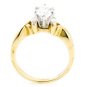 STUNNING 14K YELLOW GOLD 1.11 CT OVAL SHAPE DIAMOND ENGAGEMENT RING ~ FREE S&H