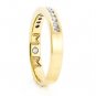 BEAUTIFUL 10K YELLOW GOLD .30 TCW ROUND DIAMOND ETERNITY BAND RING ~ H/SI1