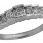 14K GOLD PYRAMID STEP DESIGN 1.25 CARAT DIAMOND ENGAGEMENT & WEDDING RING SET