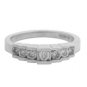14K GOLD PYRAMID STEP DESIGN 1.25 CARAT DIAMOND ENGAGEMENT & WEDDING RING SET