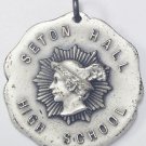 VERY RARE SETON HALL HIGH SCHOOL 1935 TRACK & FIELD RELAY SILVER MEDAL AWARD