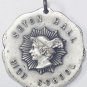 VERY RARE SETON HALL HIGH SCHOOL 1935 TRACK & FIELD RELAY SILVER MEDAL AWARD