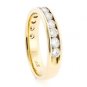 BEAUTIFUL 14K YELLOW GOLD 1.05 TCW ROUND DIAMOND ETERNITY BAND RING ~ H/SI1