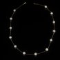 10K SOLID YELLOW GOLD & 6.5MM PEARL NECKLACE ~ 17" ~ 5.5 GRAMS ~ MINT CONDITION!