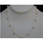 10K SOLID YELLOW GOLD & 6.5MM PEARL NECKLACE ~ 17" ~ 5.5 GRAMS ~ MINT CONDITION!