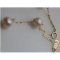 10K SOLID YELLOW GOLD & 6.5MM PEARL NECKLACE ~ 17" ~ 5.5 GRAMS ~ MINT CONDITION!