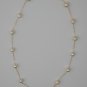 10K SOLID YELLOW GOLD & 6.5MM PEARL NECKLACE ~ 17" ~ 5.5 GRAMS ~ MINT CONDITION!