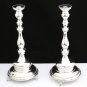 STUNNING SOLID 925 STERLING SILVER PAIR CANDLESTICKS BY HADAD ~14.5" TALL 900+GR