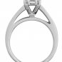 SOLID 14K GOLD 100% GENUINE 1.32 CT PRINCESS DIAMOND ENGAGEMENT RING ~ FREE S&H!