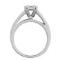SOLID 14K GOLD 100% GENUINE 1.32 CT PRINCESS DIAMOND ENGAGEMENT RING ~ FREE S&H!