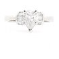 950 PLATINUM PEAR SHAPE DIAMOND ENGAGEMENT RING ~ 1.19 TCW ~ F/SI