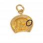 UNIQUE 22K SOLID YELLOW GOLD HORSE HORSESHOE GOOD LUCK PENDANT CHARM ~ 2.9 GRAMS