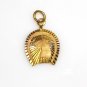 UNIQUE 22K SOLID YELLOW GOLD HORSE HORSESHOE GOOD LUCK PENDANT CHARM ~ 2.9 GRAMS