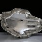 STUNNING ITALIAN 925 STERLING SILVER LARGE HEAVY SCALLOPED OVAL BOWL CENTERPIECE