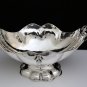 STUNNING ITALIAN 925 STERLING SILVER LARGE HEAVY SCALLOPED OVAL BOWL CENTERPIECE