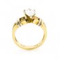 14K YELLOW GOLD 1.00 CT PEAR SHAPE DIAMOND SOLITAIRE ENGAGEMENT RING ~ H/SI1