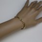 HEAVY 14K YELLOW GOLD ITALIAN FIGARO LINK CHAIN BRACELET 6MM+ ~8-?"L~ 18.2GRAMS!