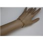 HEAVY 14K YELLOW GOLD ITALIAN FIGARO LINK CHAIN BRACELET 6MM+ ~8-?"L~ 18.2GRAMS!